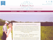 Tablet Screenshot of abridesally.com